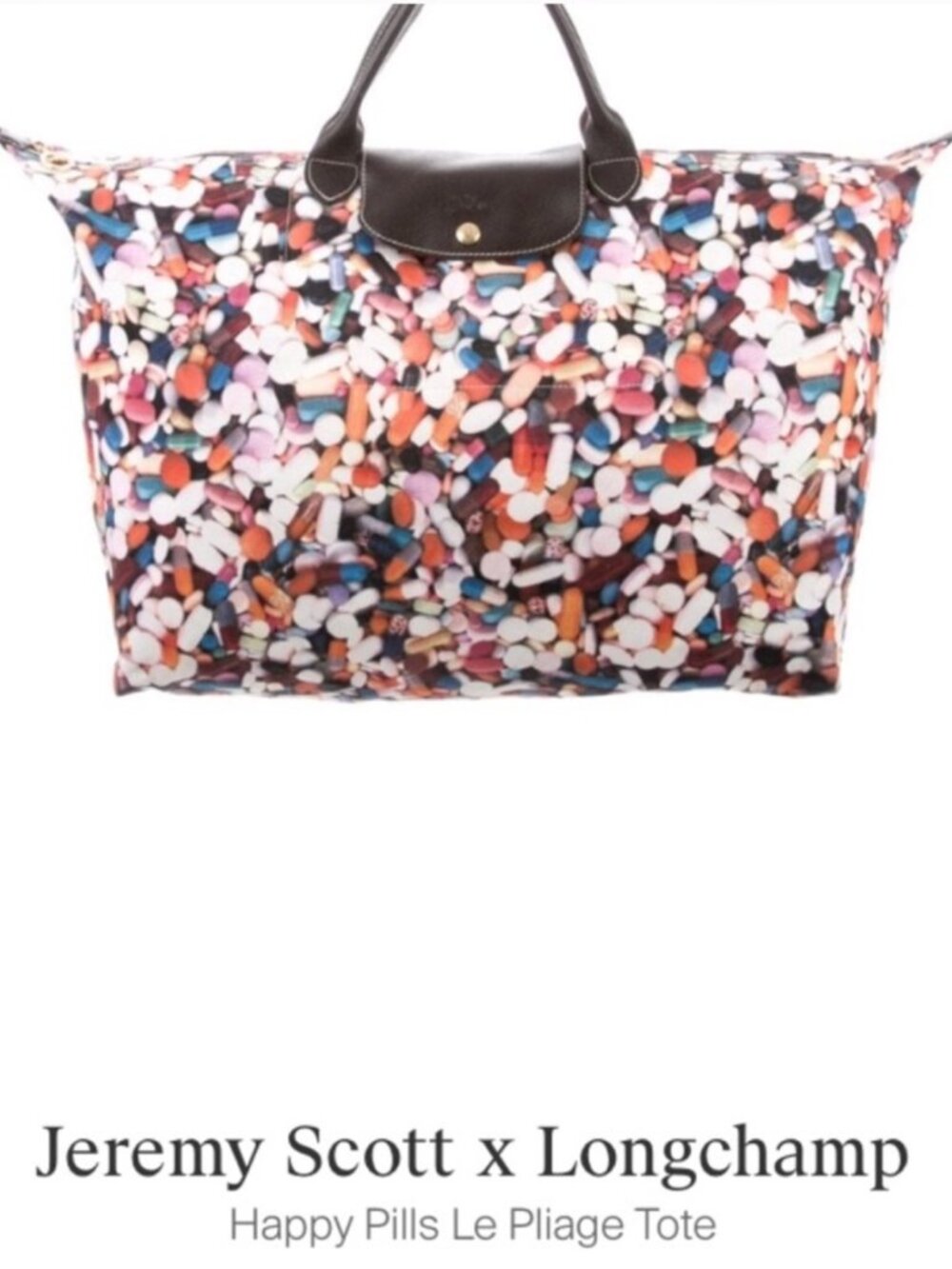 Longchamp x Jeremy Scott HAPPY PILLS!!!